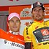 Kim Kirchen on the final podium of the Tour de Suisse 2007